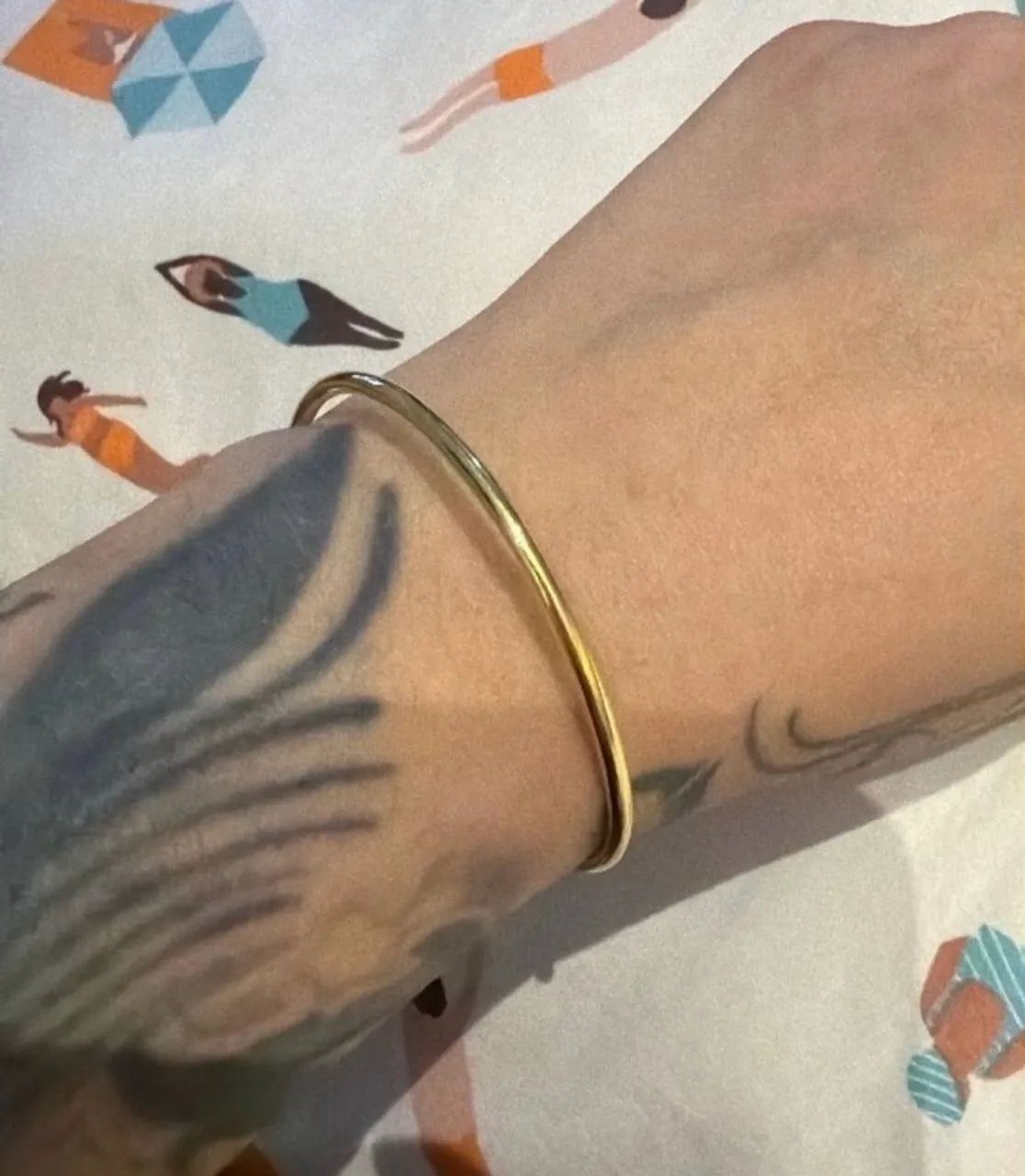 Bracelete algema ouro 18k