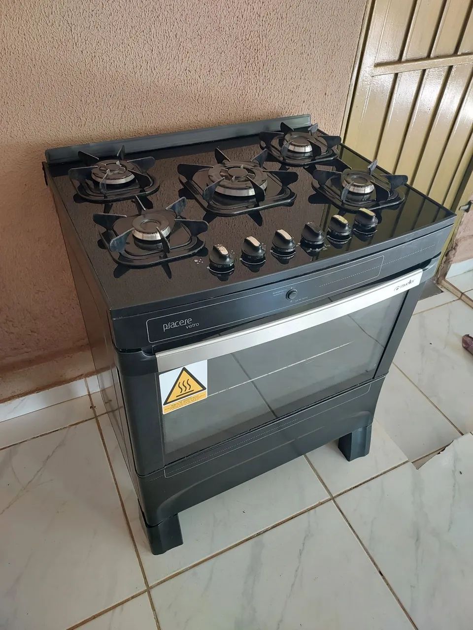 Fogão Mueller 5 bocas mesa vidro automático  - Foto 4