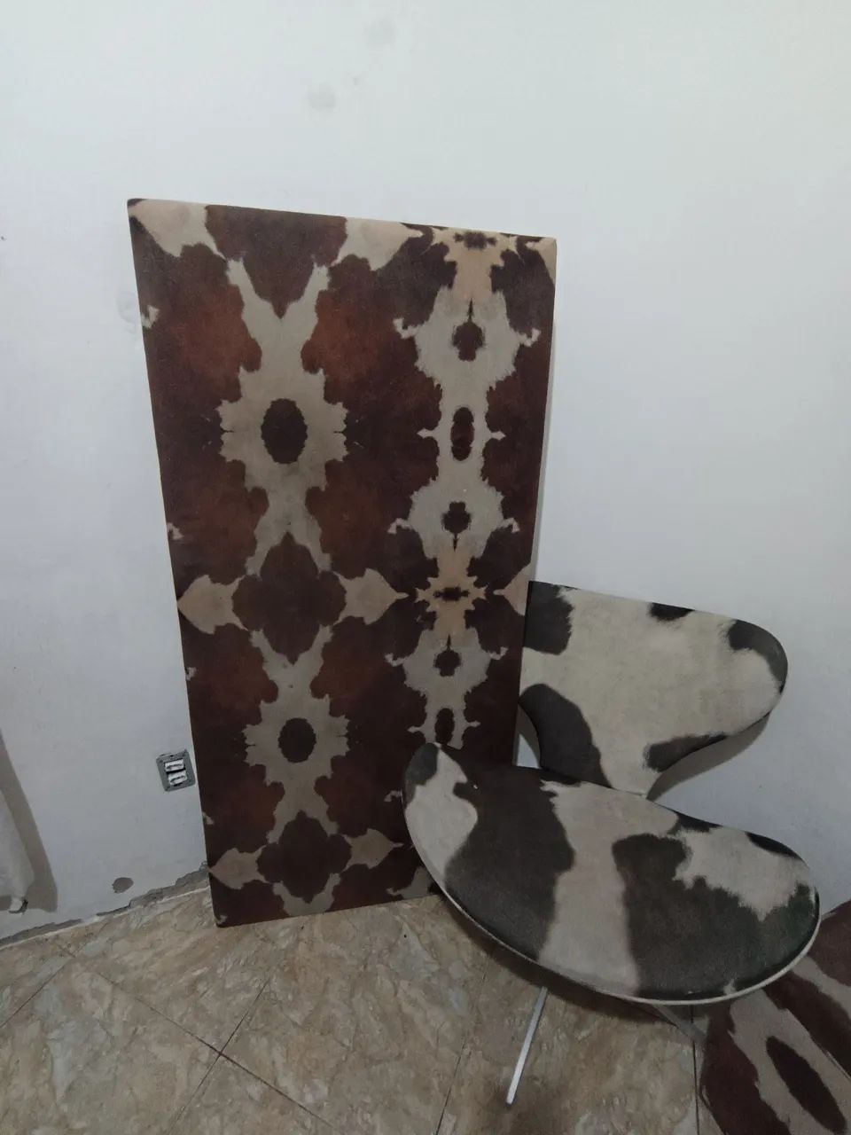  Pulff + cabeceira estampa de animal print - Foto 5