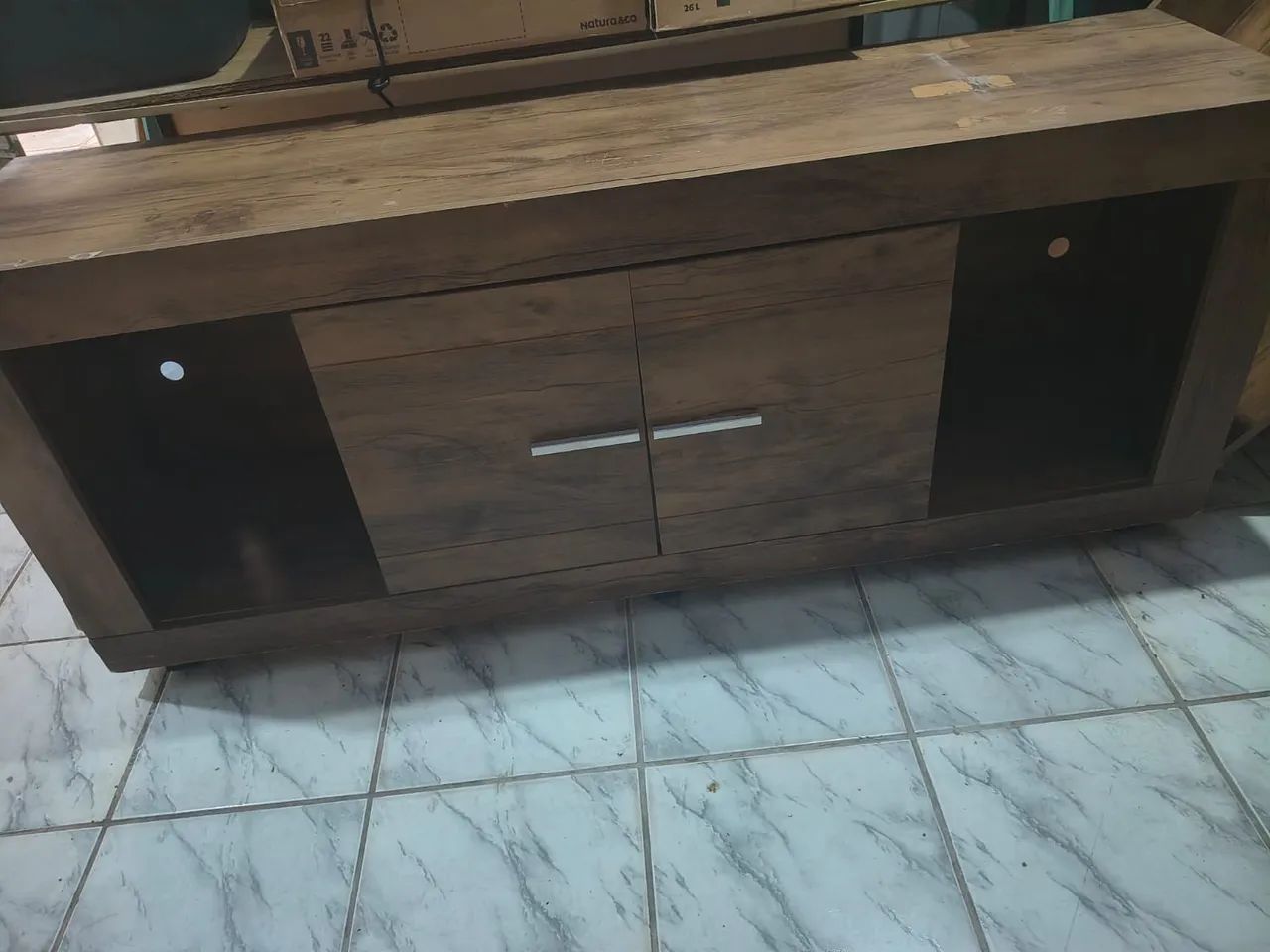 Rack com painel 