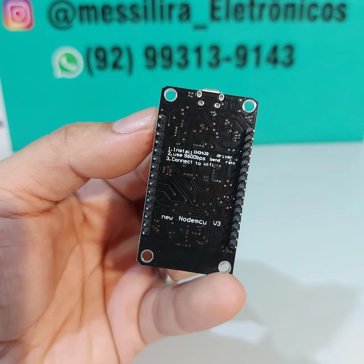 Módulo de desenvolvimento sem fio ESP8266 - Foto 3