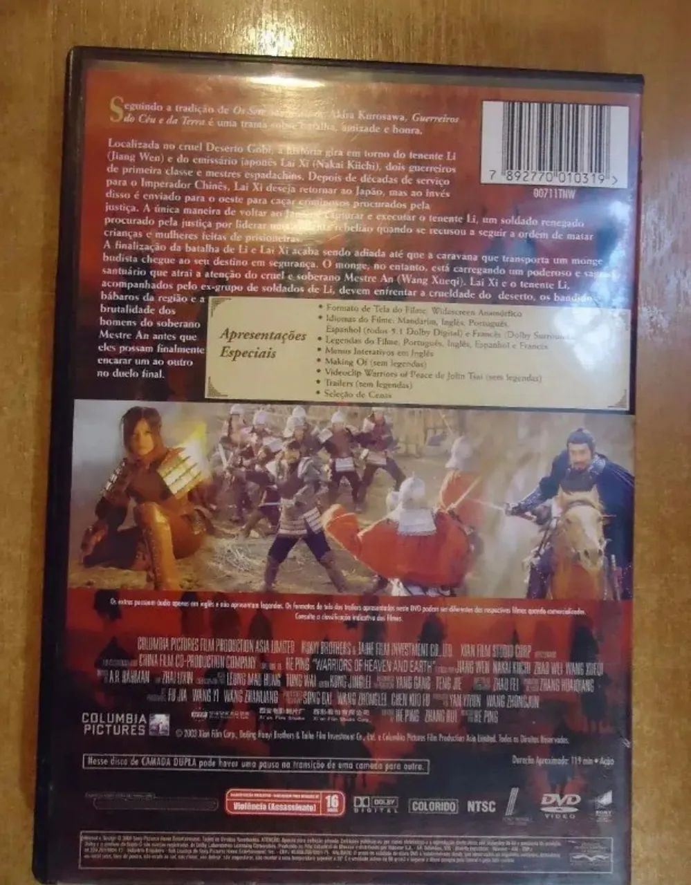 Dvd Guerreiros Do Céu E Da Terra - Foto 2