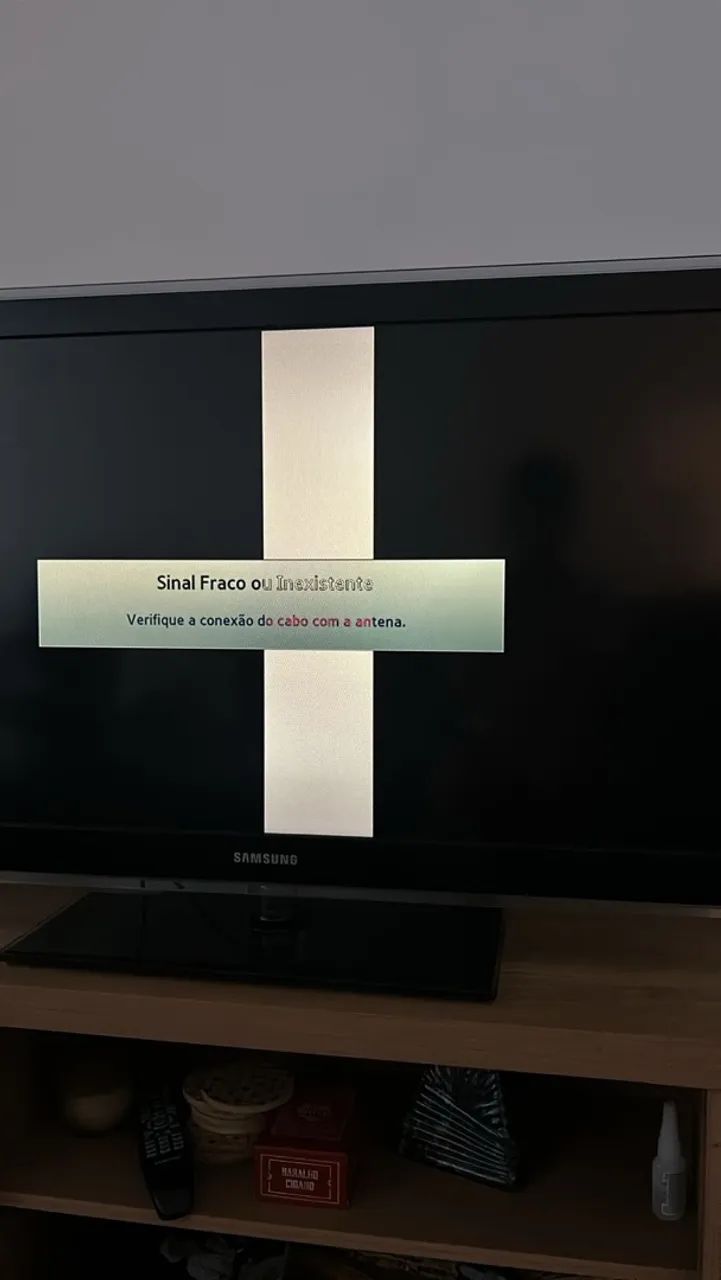Tv Samsung 43 polegadas com defeito em faixa de led 