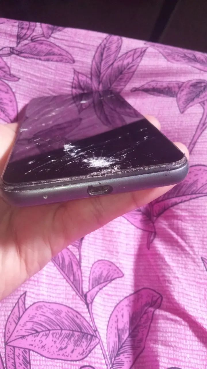 Celular Quebrado Motorola E6I Cinza Titanium  - Foto 5