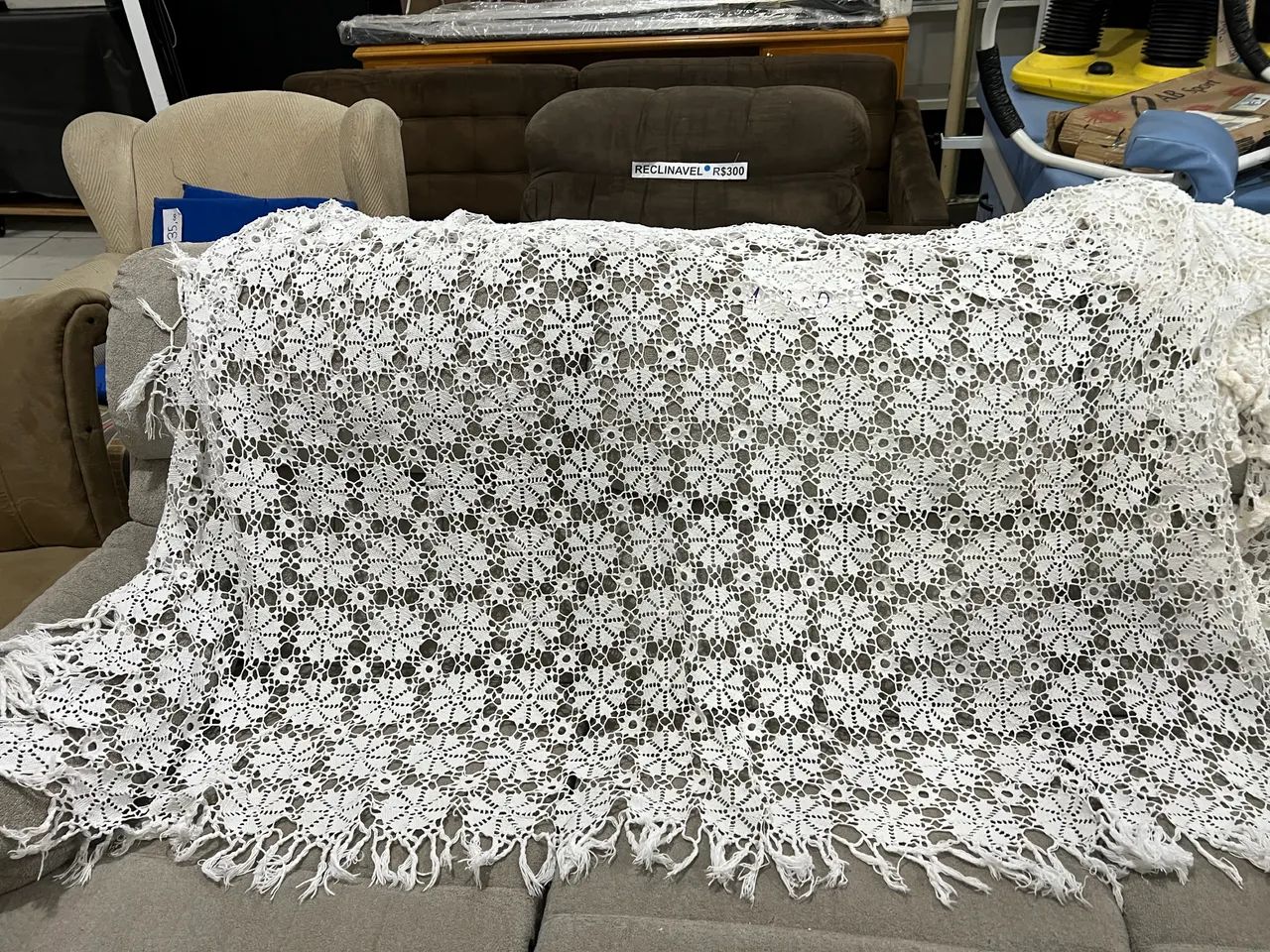 Colcha de Crochê Casal 