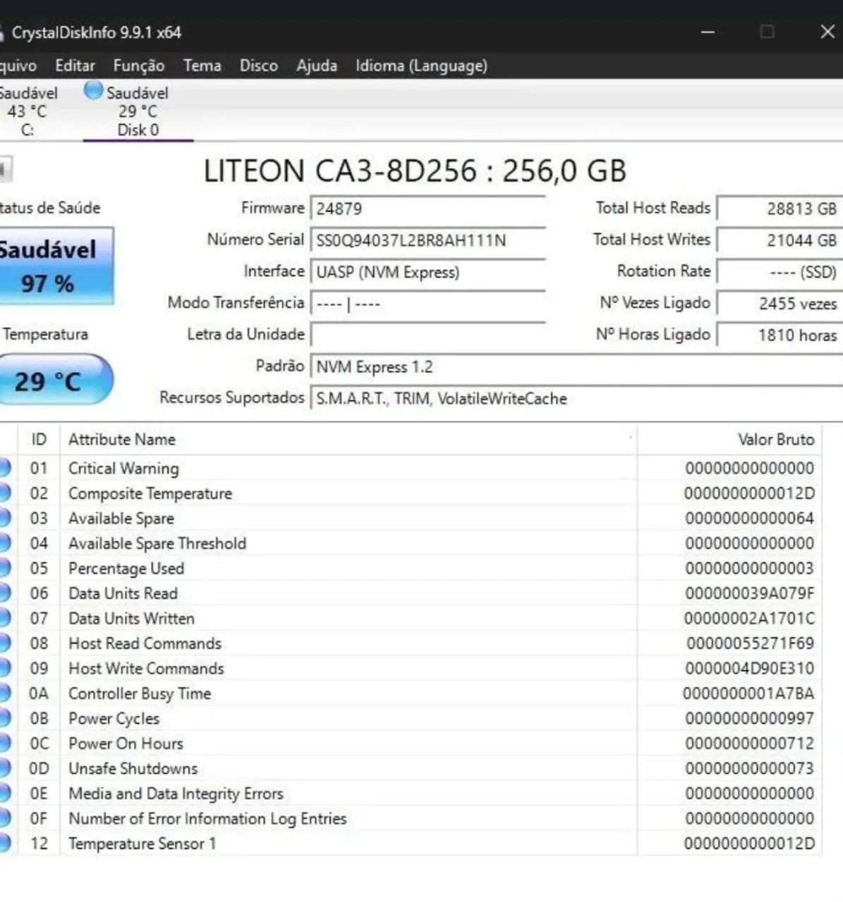 SSD NVME 256gb LiteOn - Foto 3