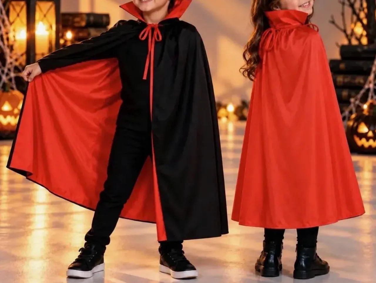 Capa vampiro infantil 