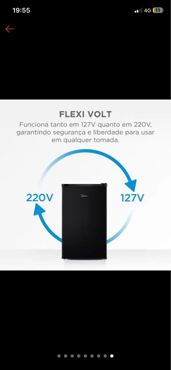 Frigobar midea inverter bivolt.  - Foto 4