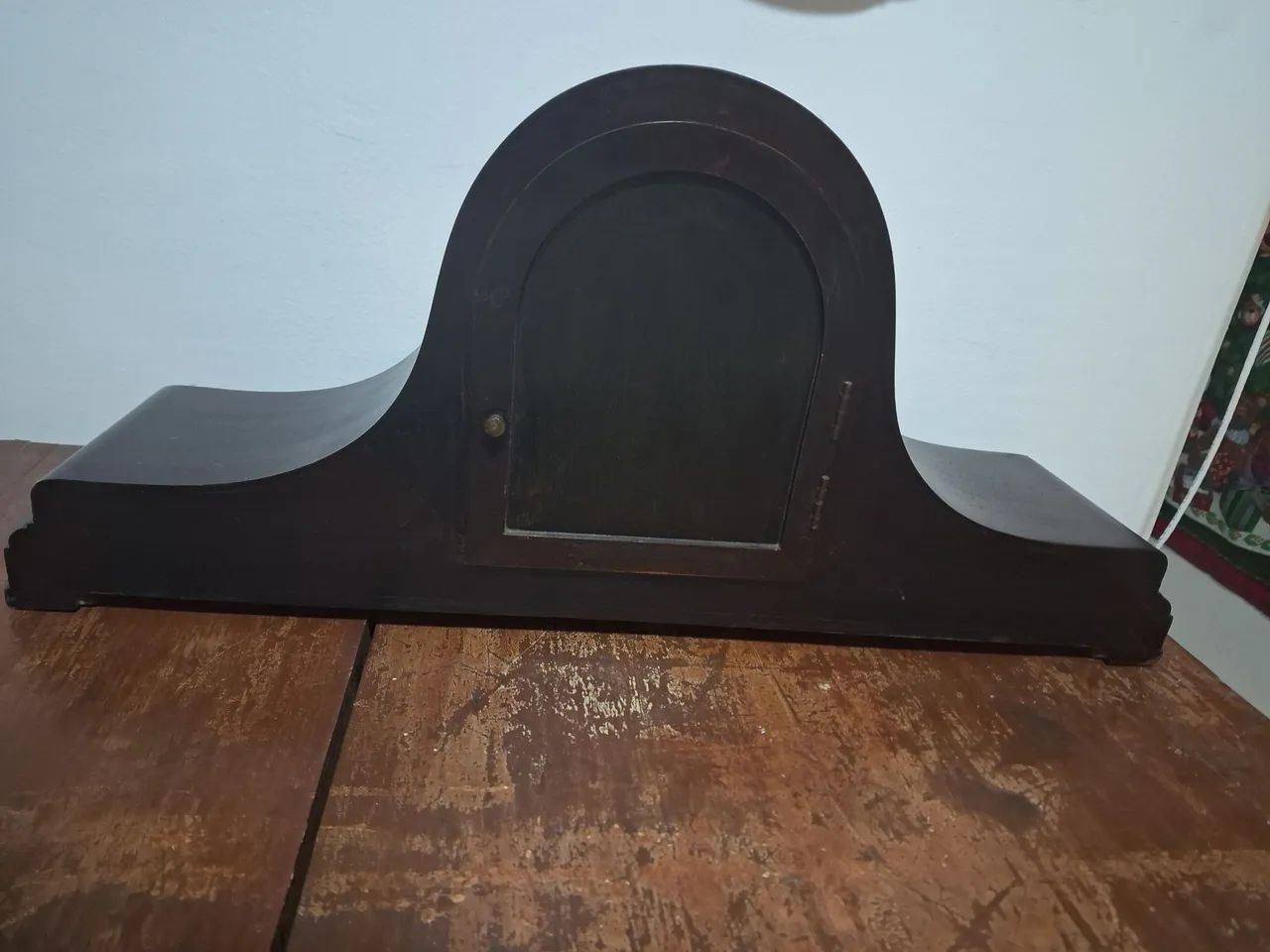 RELÓGIO JUNGHANS ALEMÃO DE MESA ANTIGO - Foto 5