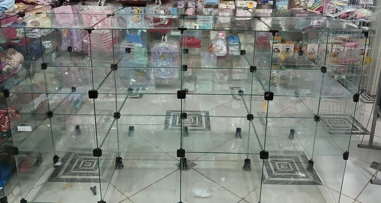 Vitrine Expositora de Vidro Modular - Foto 5
