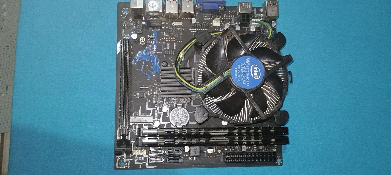 Kit placa mãe, processador e memória ram - Foto 2