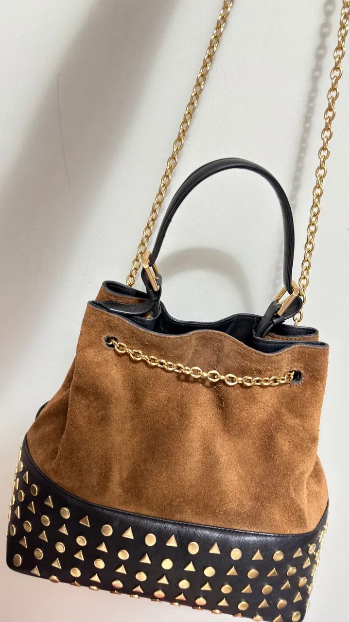 Bolsa Schutz Couro Camurça e Carteiras  - Foto 3
