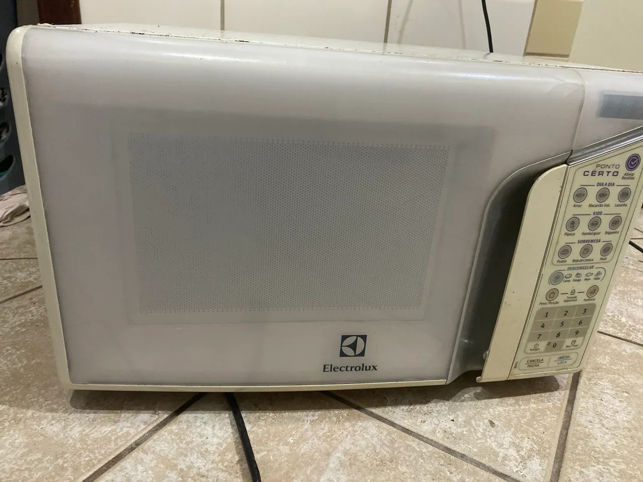 Microondas com defeito 