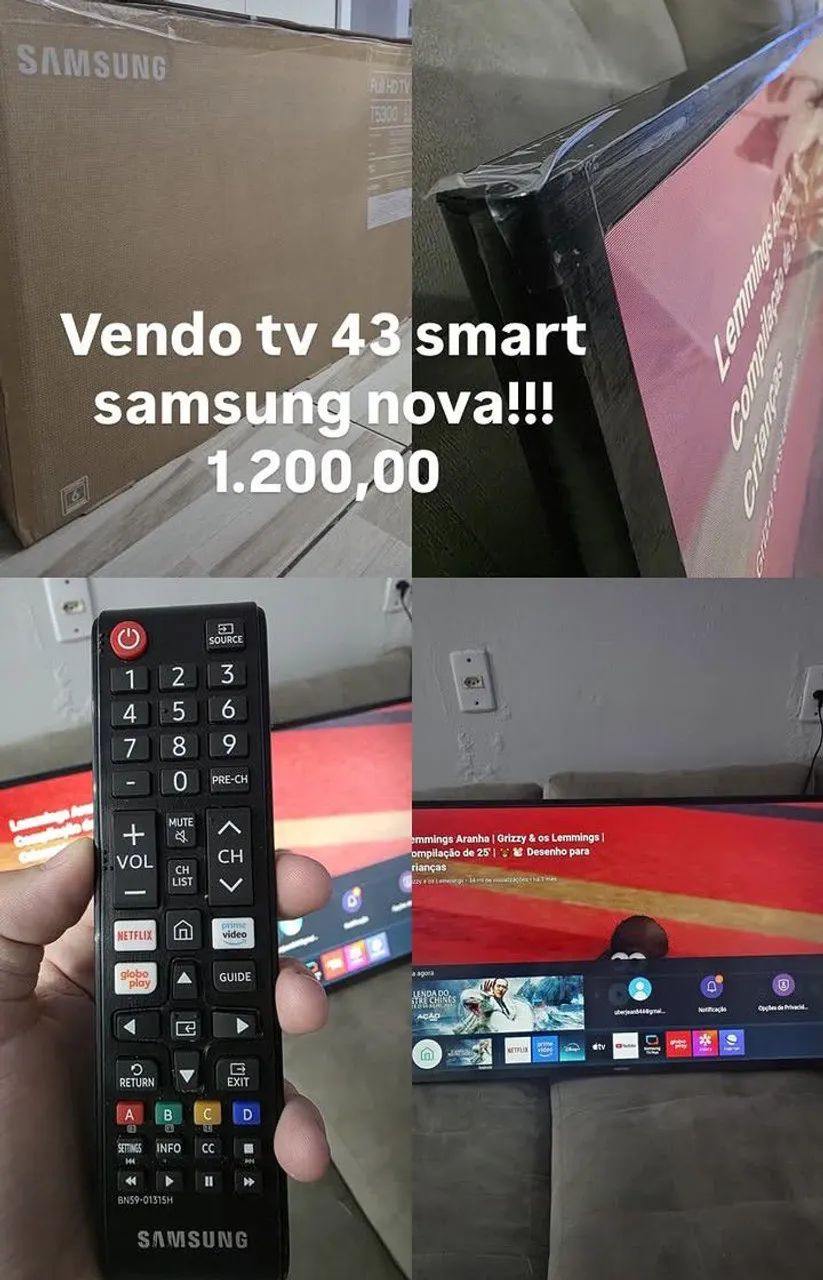 SmartTV Samsung 43"