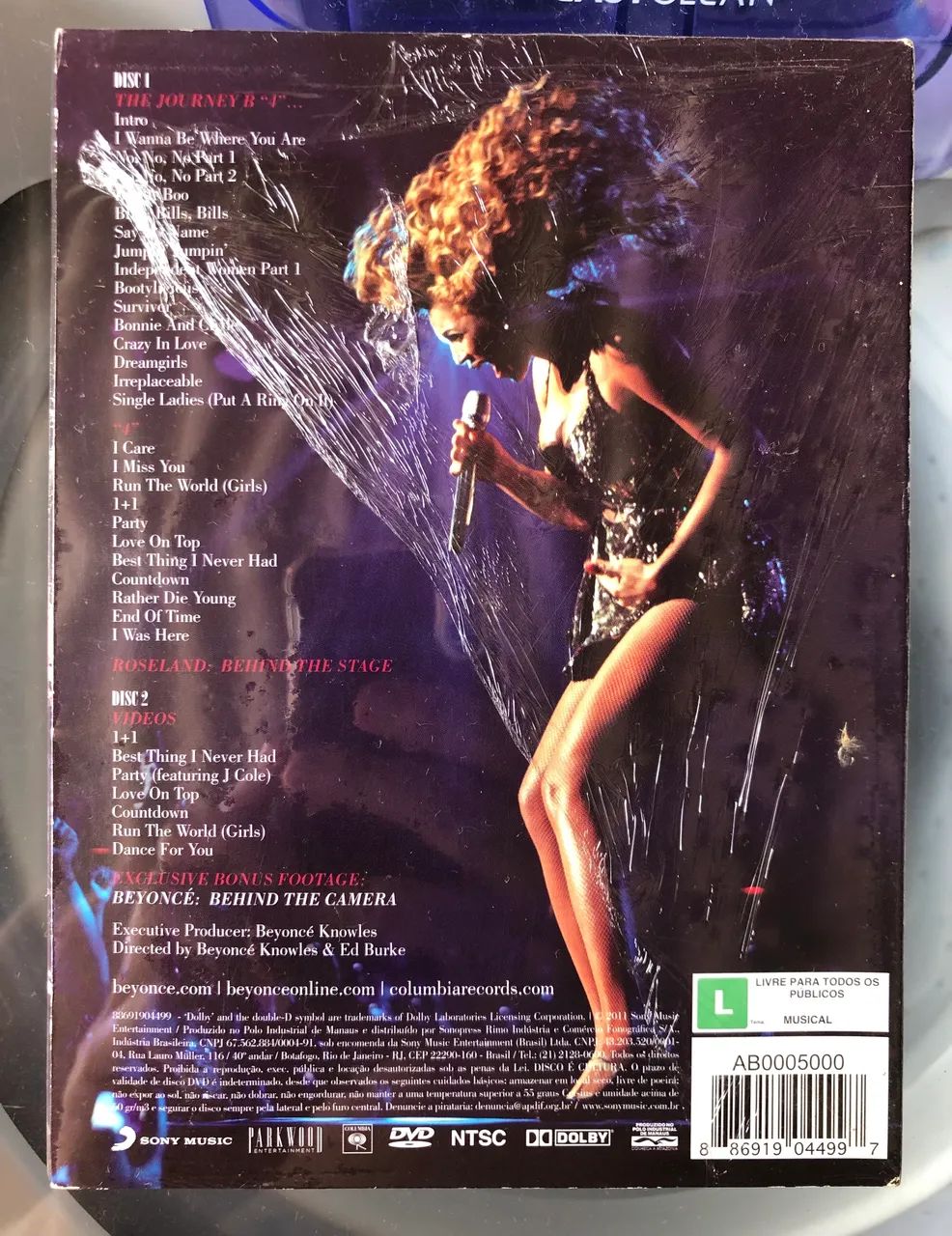 DVD DUPLO BEYONCE LIVE AT ROSELAND - Foto 2