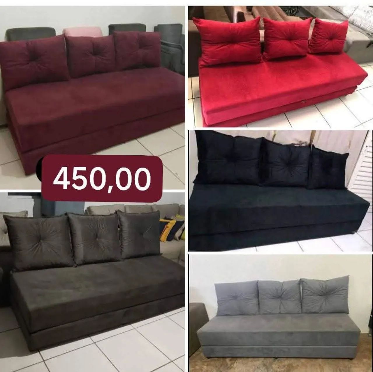 sofá cama novas 
