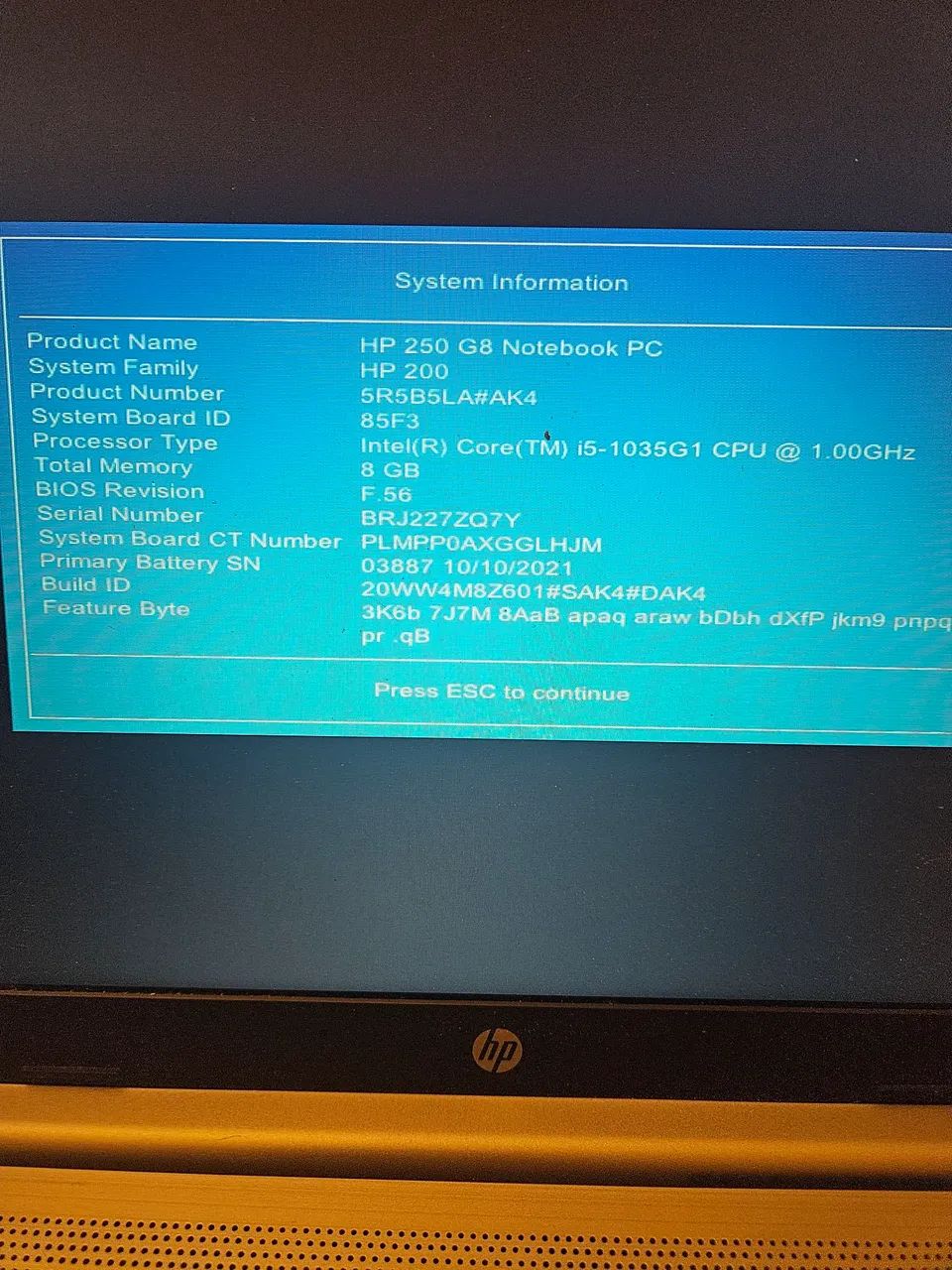 Vendo notbook  hp defeito 10 geração  - Foto 3