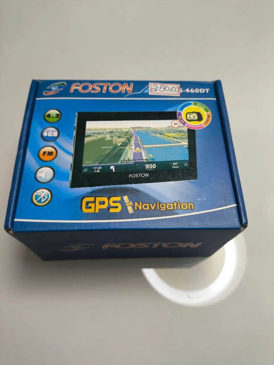 GPS Foston 7" Com TV Digital - Completo e funcionando