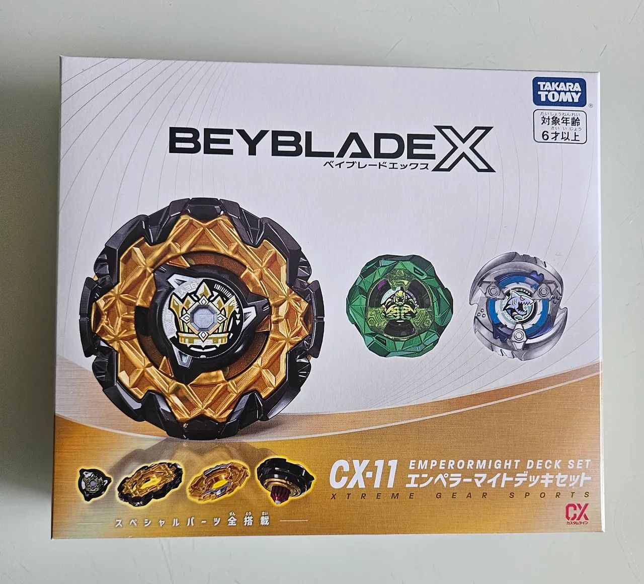 Emperor Might Deck Set BEYBLADE X novo e lacrado! - Hobbies e