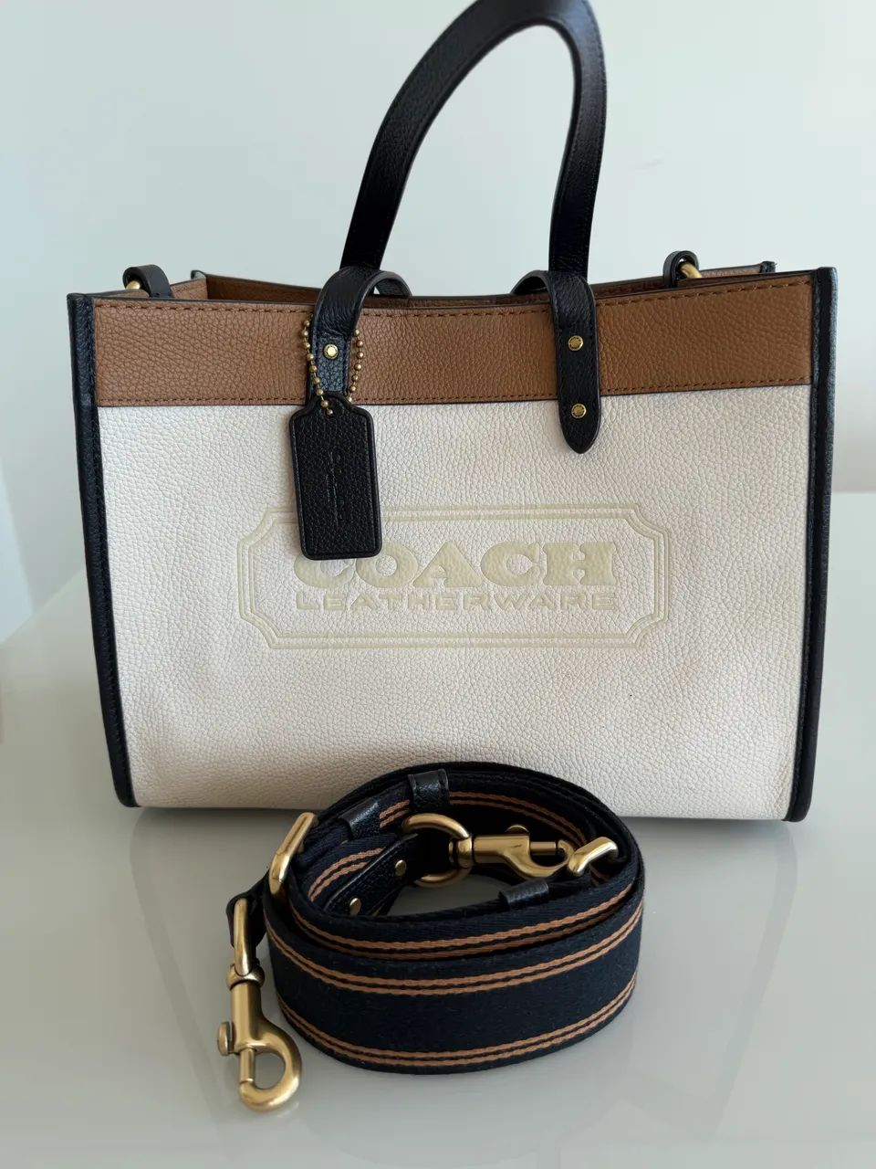 Bolsa tote Coach 100% couro  - Foto 2