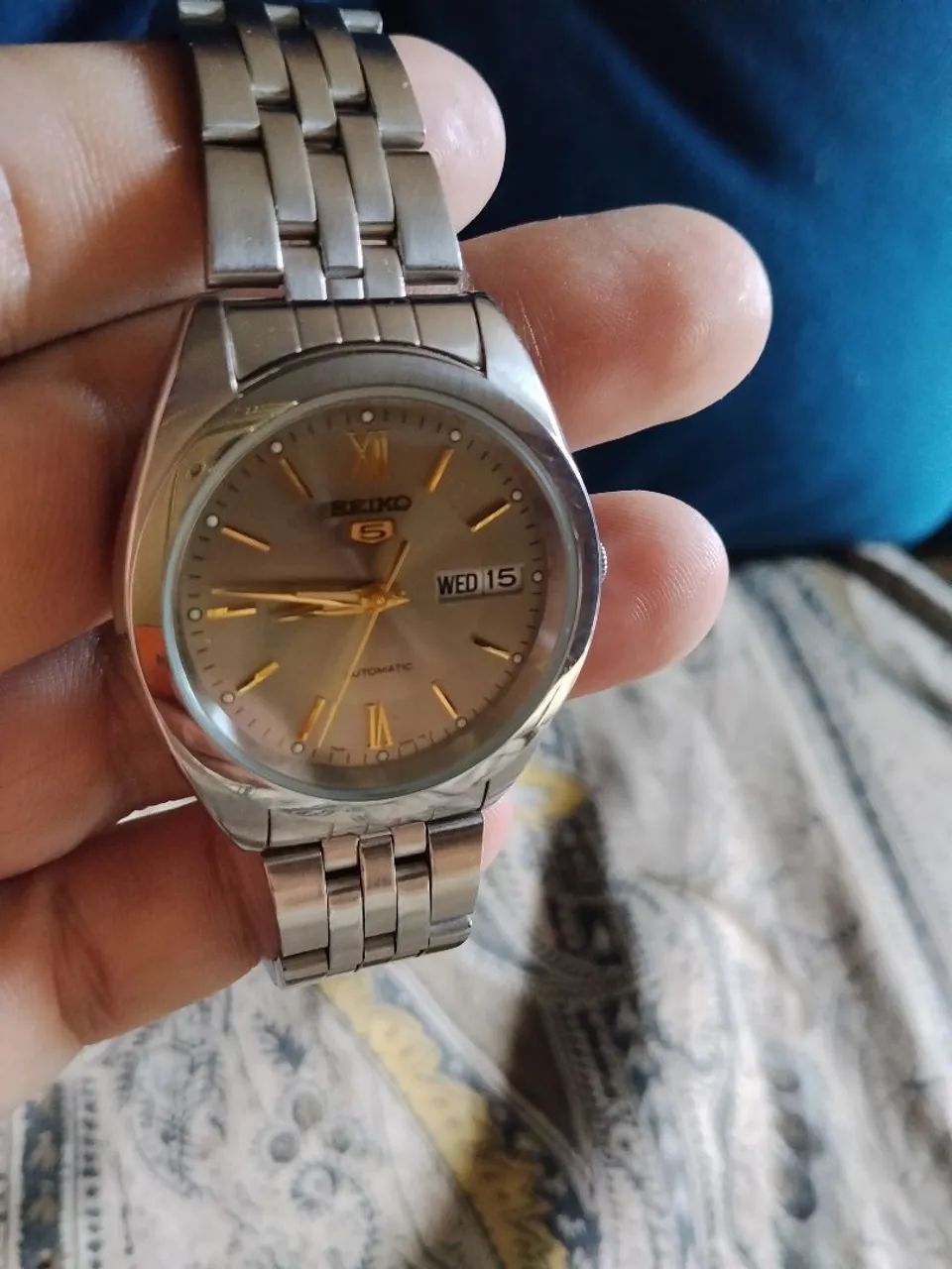 Relógio Seiko 5 calib 7S26B automático perfeito estado