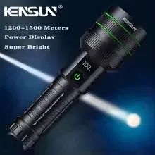  Lanterna Tática Laser1500 Lm Com Zoom Kensun