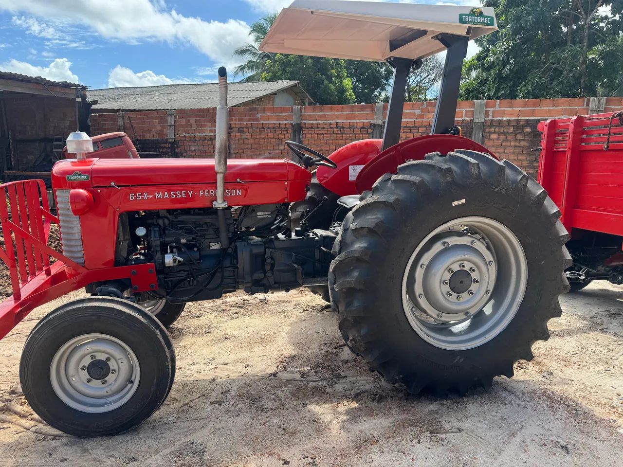 Trator massey ferguson 65x anúncio real  - Foto 7