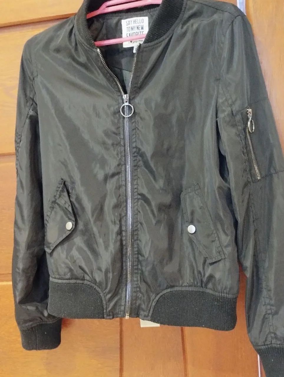 Jaqueta Bomber  pop me em nylon - P
