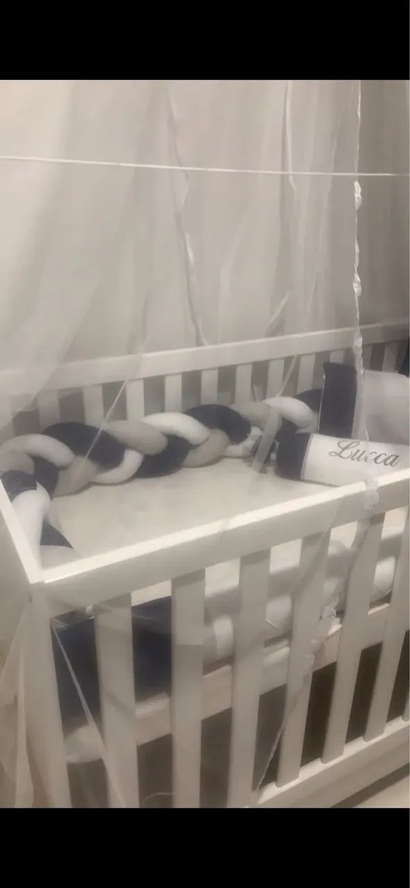 Berço com dorcel+ kit berço tudo novo