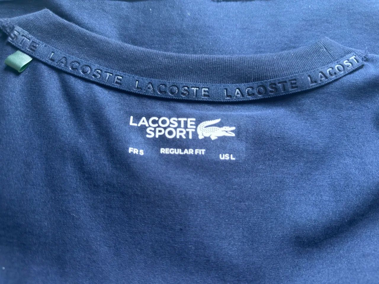 Camiseta Lacoste Ultra Dry Logo. - Foto 5