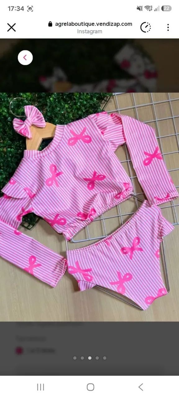 Biquínis e maiô  infantil  - Foto 2