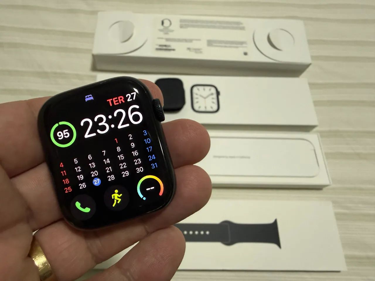 Apple Watch Series 7 45mm Midnight Ótimo Estado