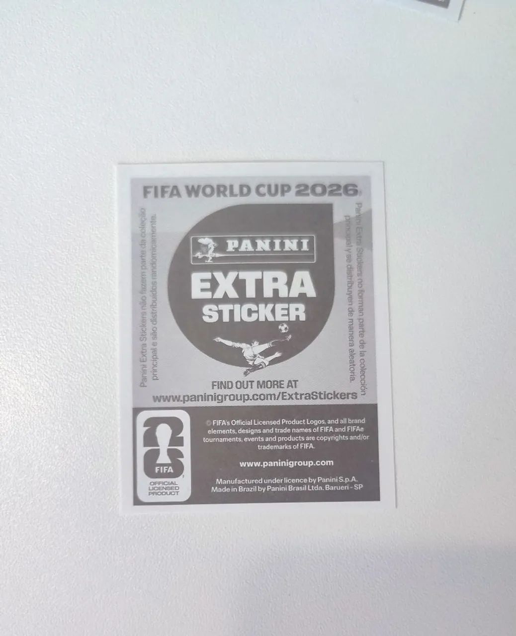 Vinícius junior extra sticker bordô original 2026 - Foto 2