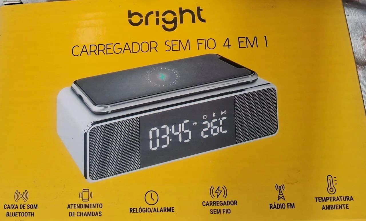 Carregador de indução 4x1 Bright