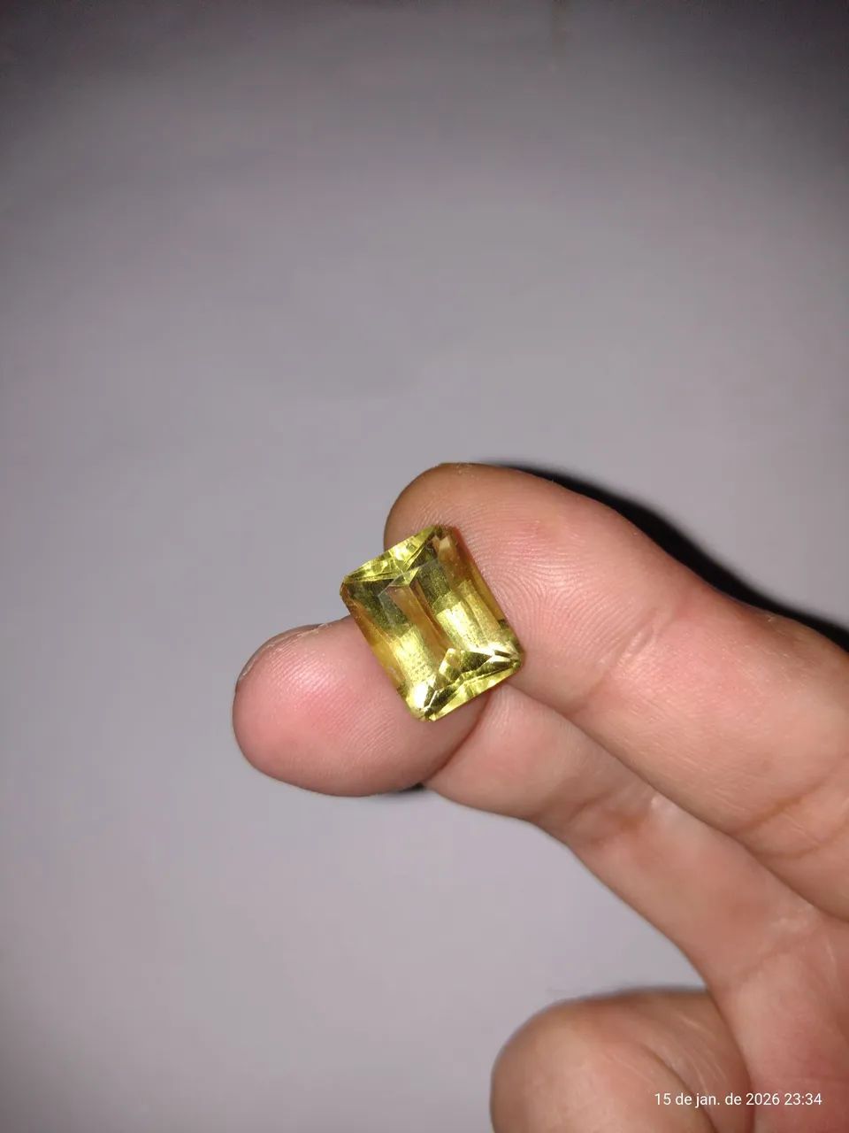 Linda pedra de GREENGOLD 11cts