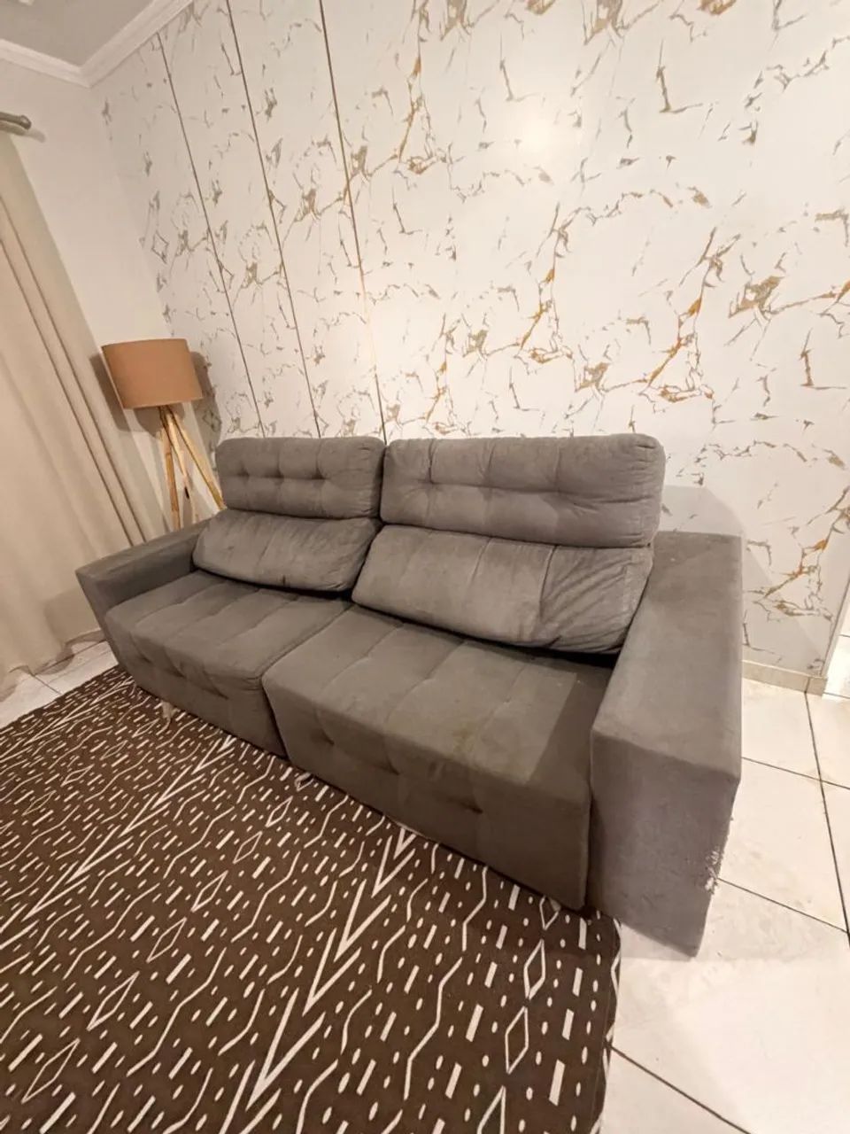 Sofá retrátil 4 pessoas