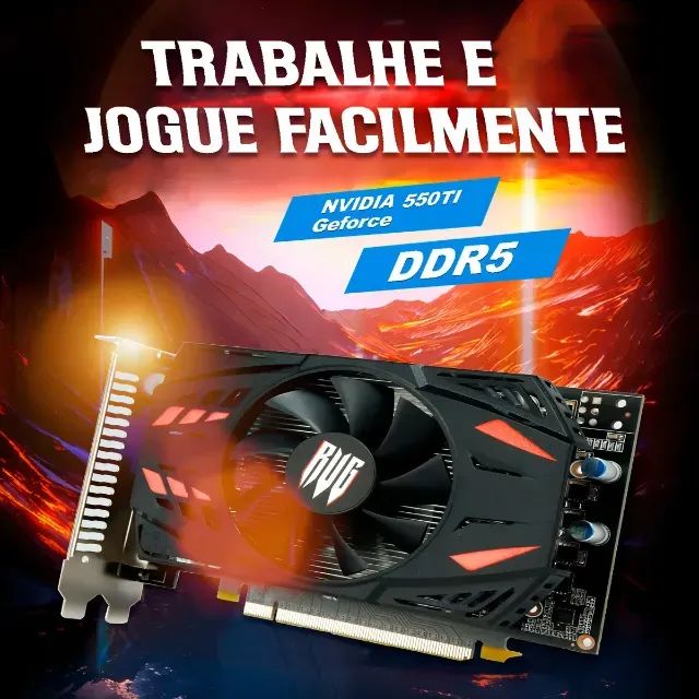 ? PLACA DE VÍDEO NVIDIA GEFORCE GTX 550 Ti 2GB DDR5 128 BITS - NOVA LACRADA ? - Foto 4