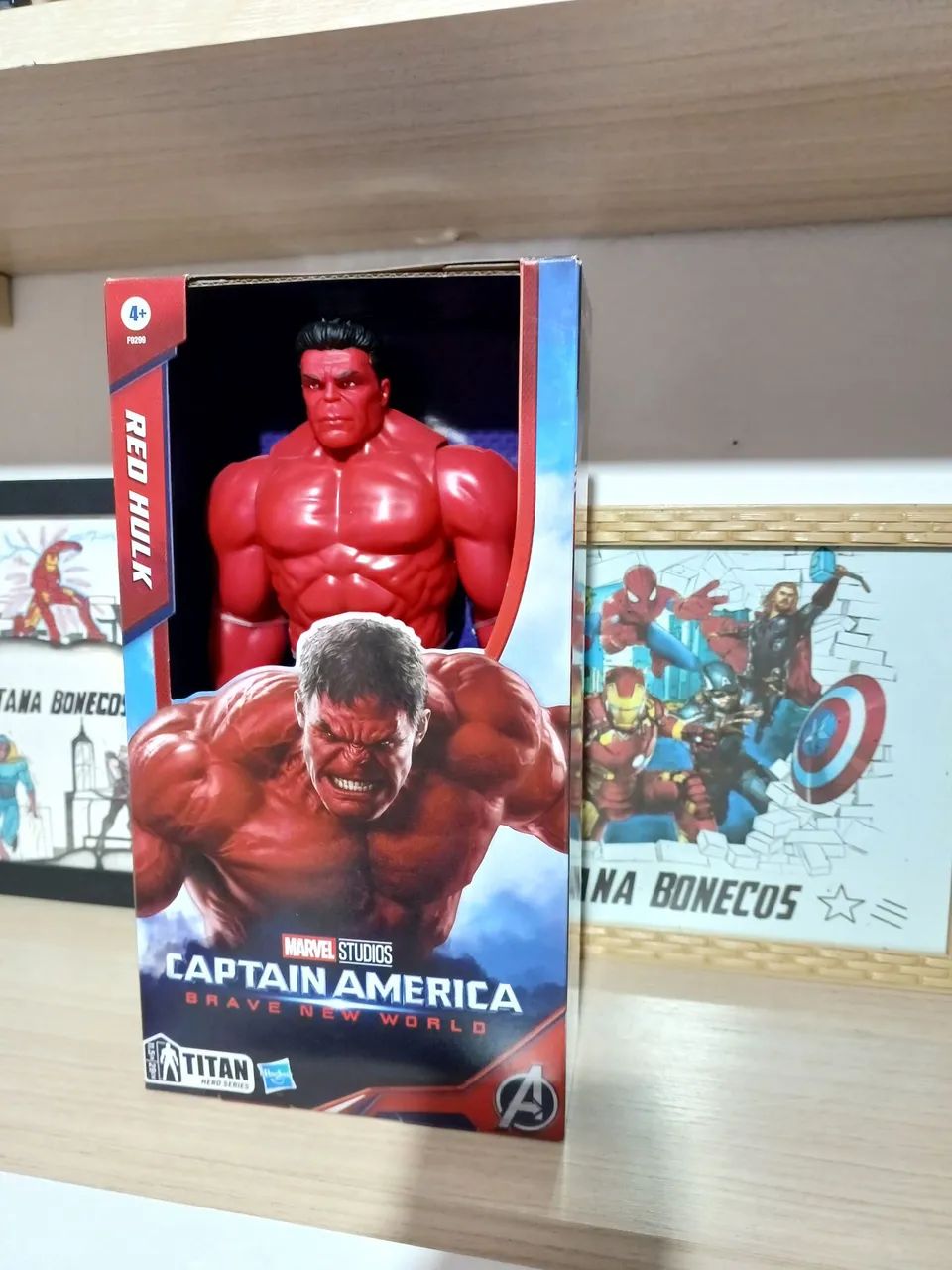 Hulk vermelho 30cm original marca Hasbro 