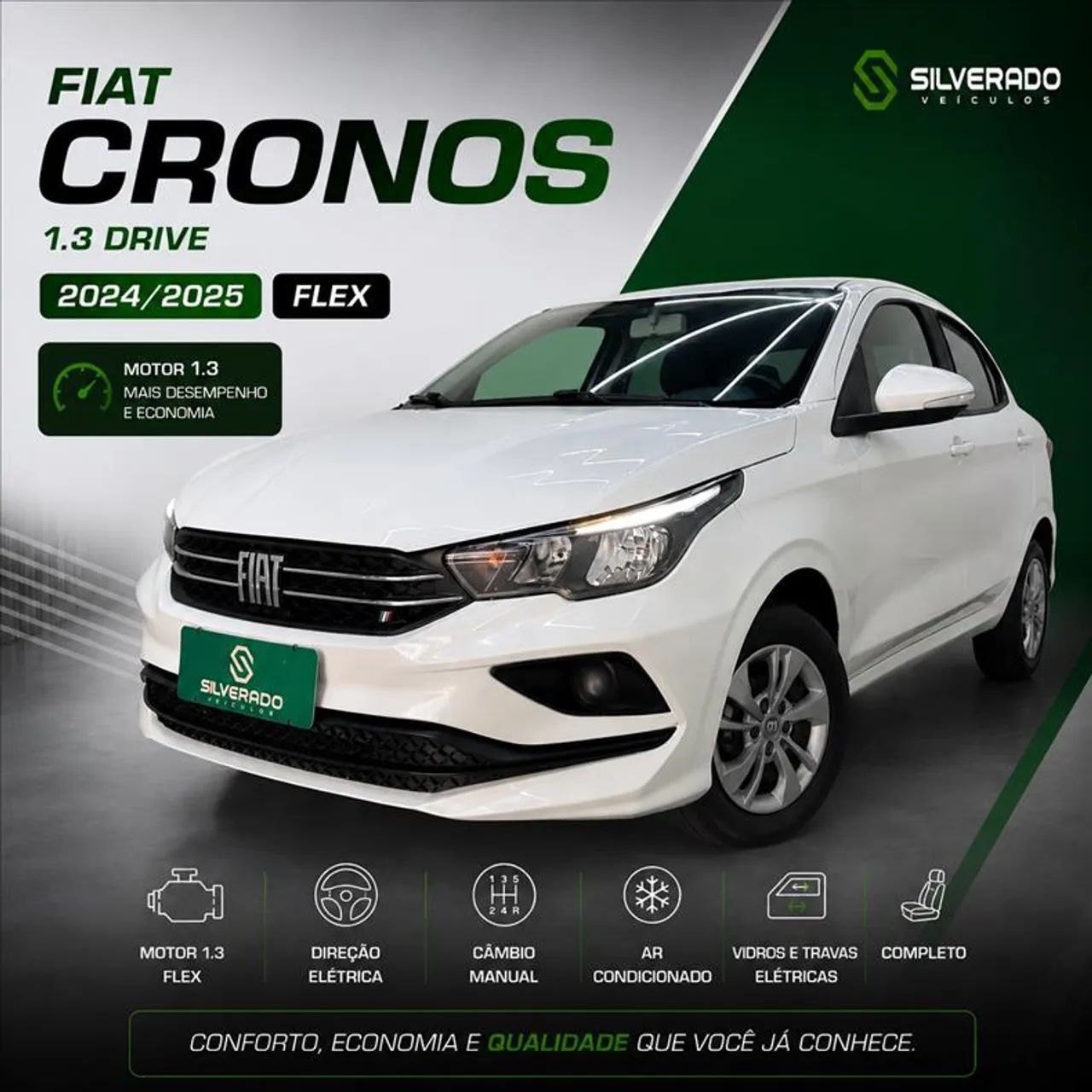 Fiat Cronos Drive 1.3 8V Flex 2025