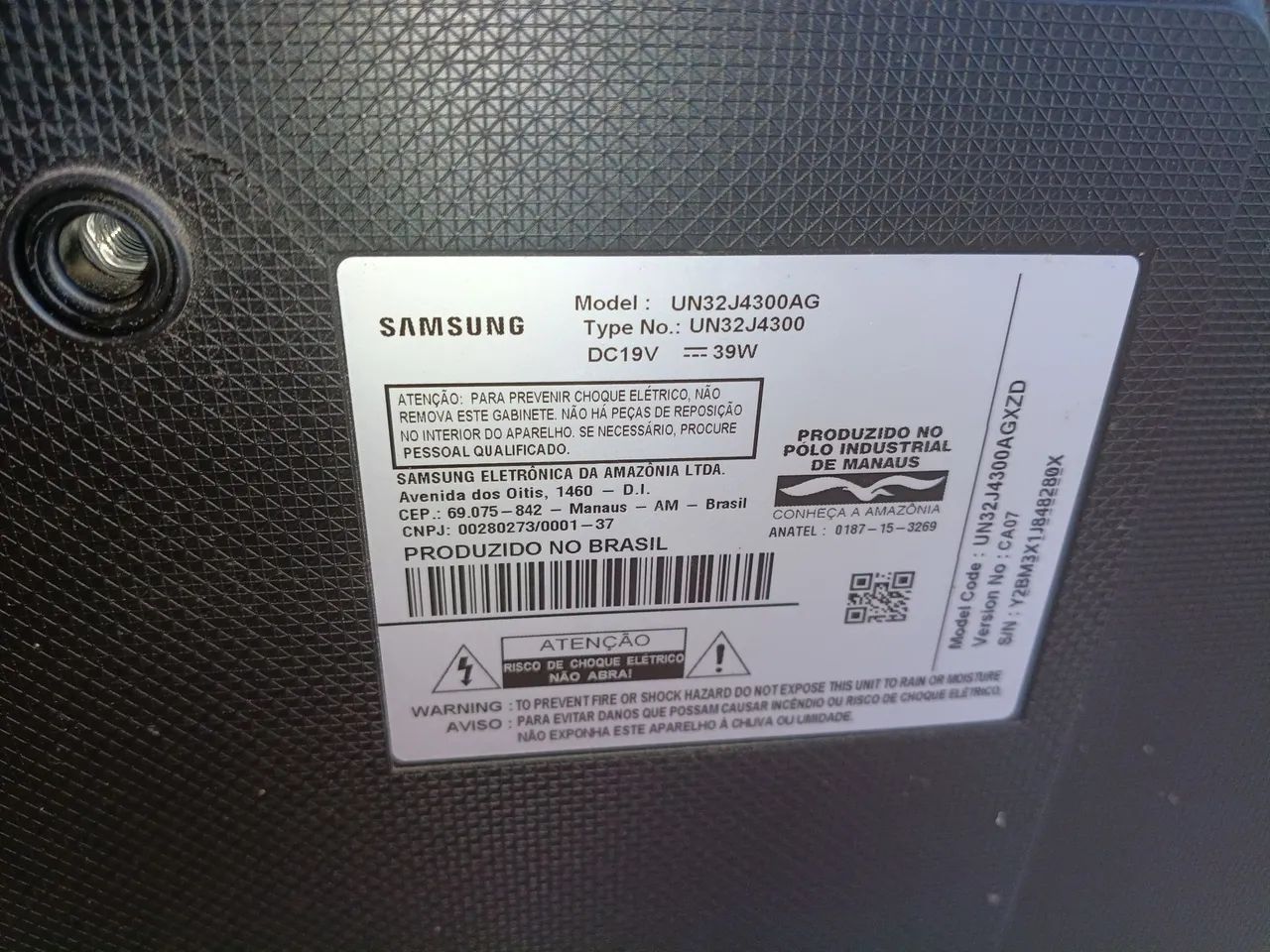 Tv de 32 polegas smartv Samsung com problema na tela.  - Foto 3