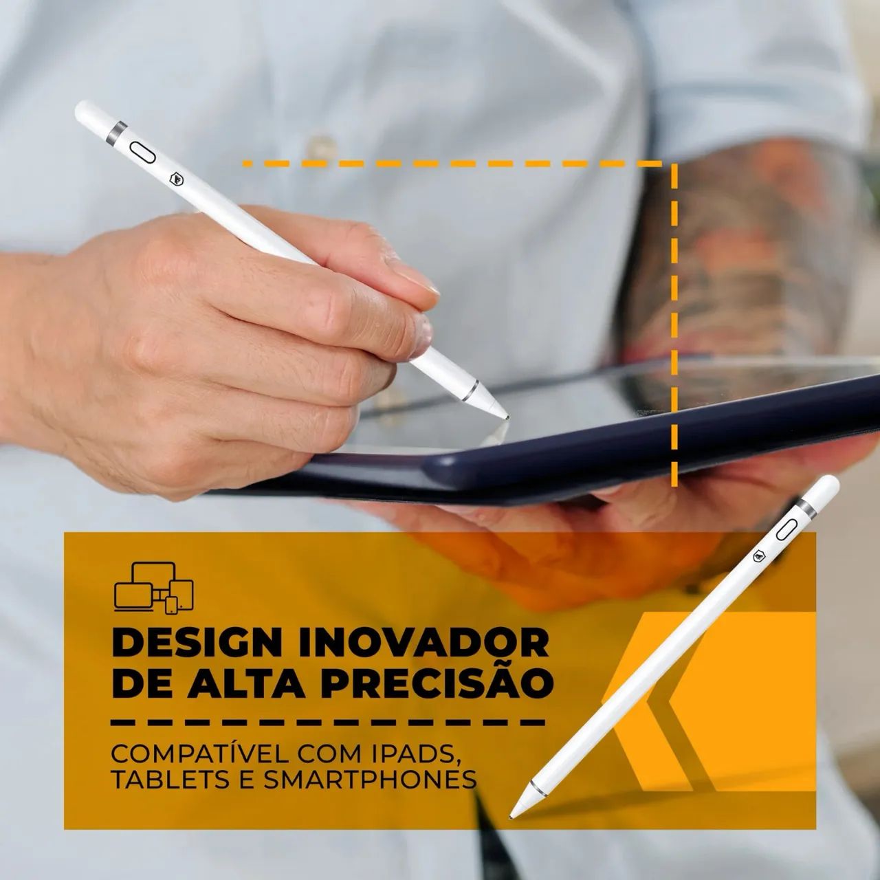 Caneta Touch Capacitiva Gshield para Tablet  - Foto 2