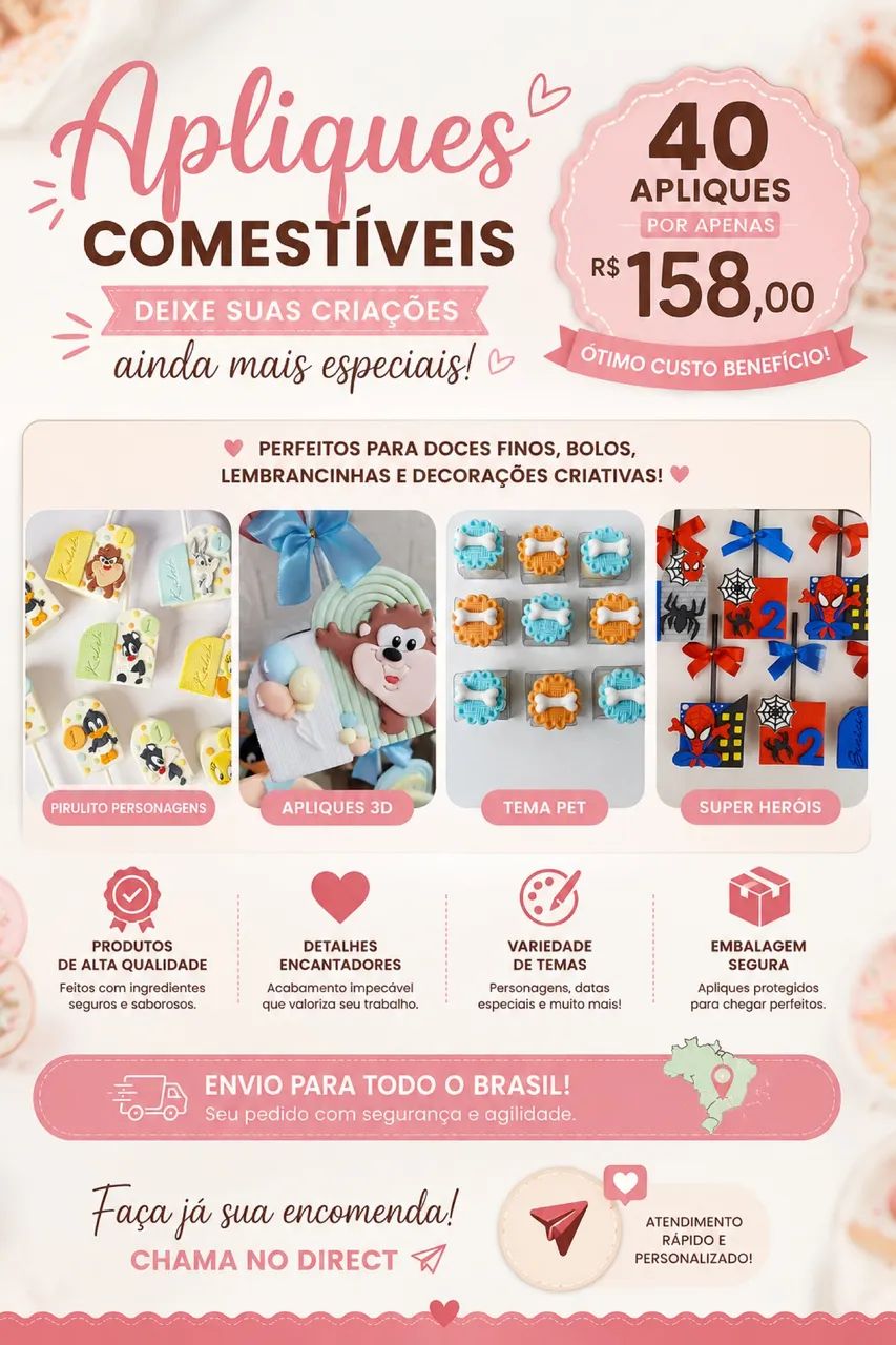 Apliques Comestíveis 