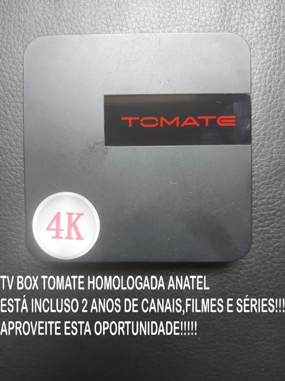 TV BOX TOMATE(HOMOLOGADA ANATEL)COM C.O.N.T.E.Ú.D.O POR 2. A.N.O.S - Foto 2