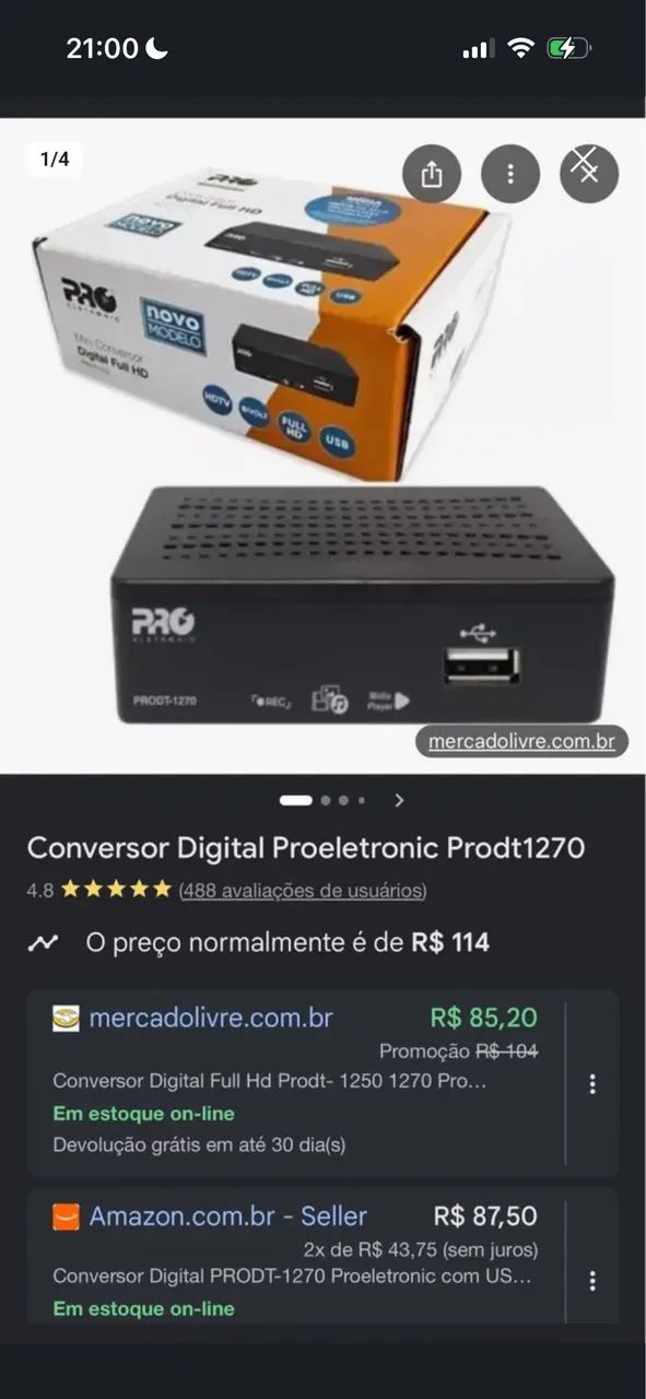 Conversor de Antena HDMI  - Foto 4
