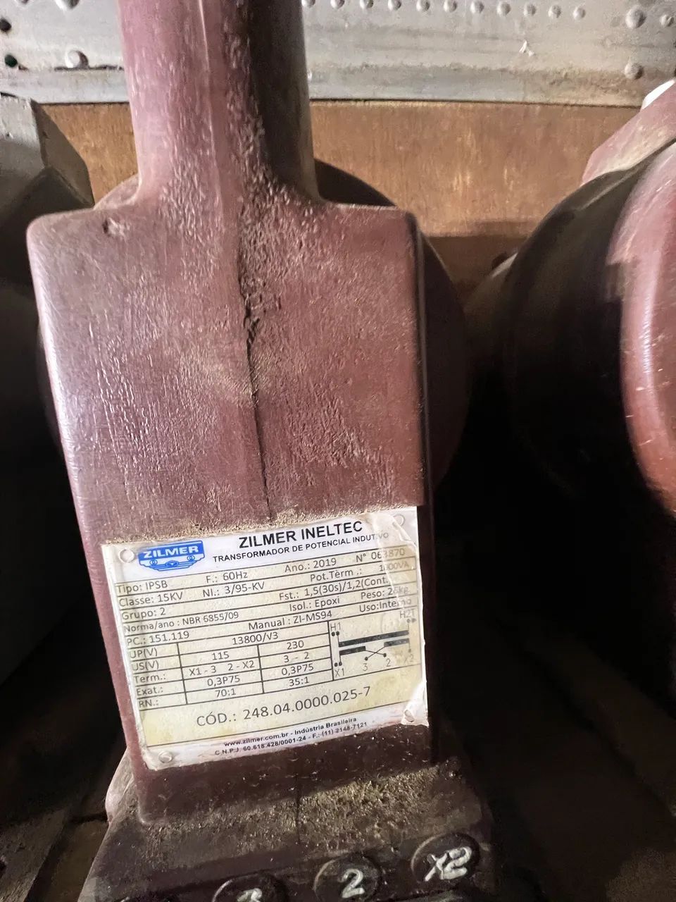 TRANSFORMADOR DE POTENCIAL INDUTIVO