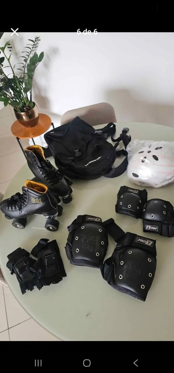 Patins Quad Traxart #5 36/37 kit completo - Foto 3