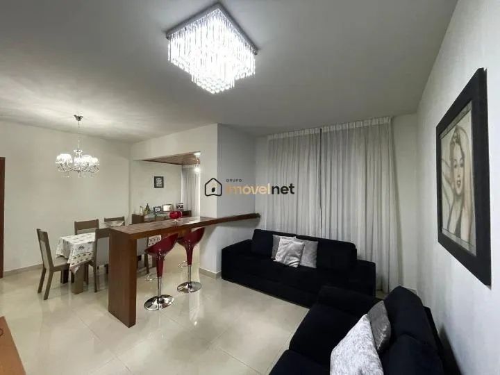 Apartamento mobiliado e decorado com 3 quartos (1 suíte) + varanda integrada e lazer