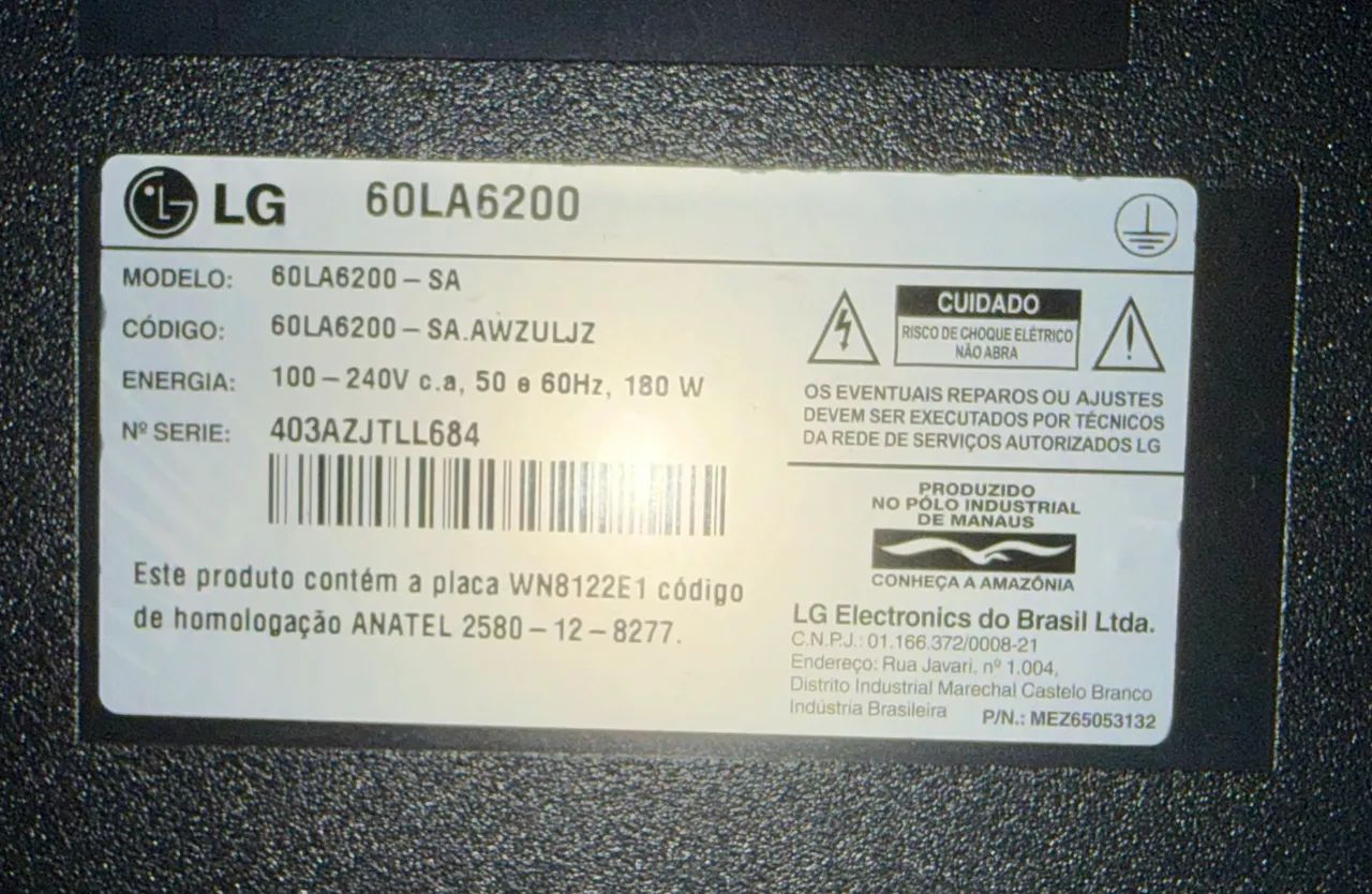 Smart TV LG 60LA6200 - 60 Polegadas LCD LED 1080P (Full HD) - Foto 4