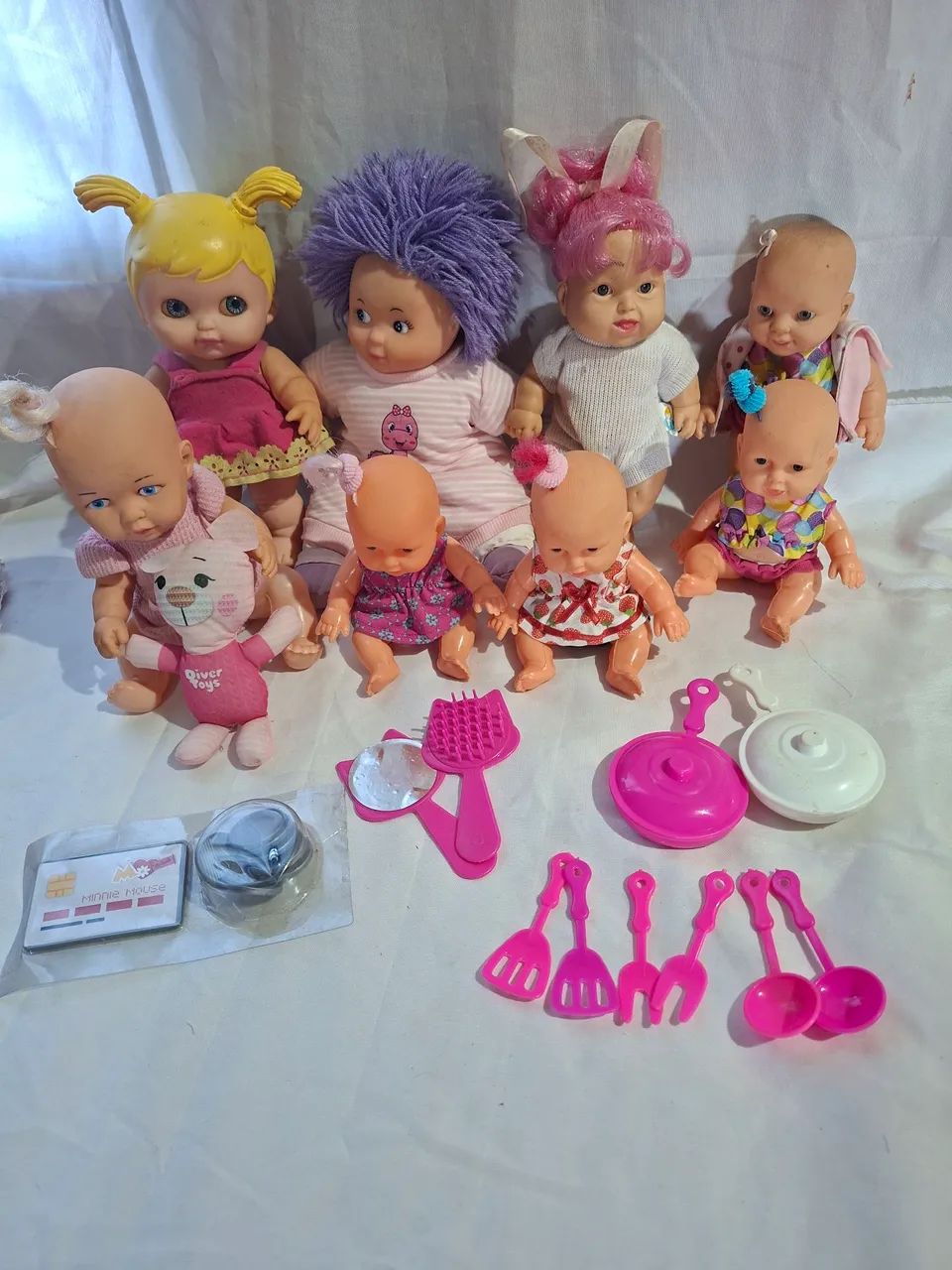 Kit 8 Bonecas com Acessórios - Presente Completo e Barato - Foto 2