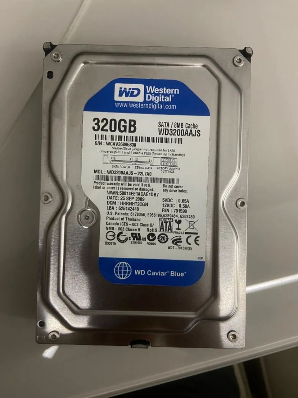 HD 320gb Western Digital